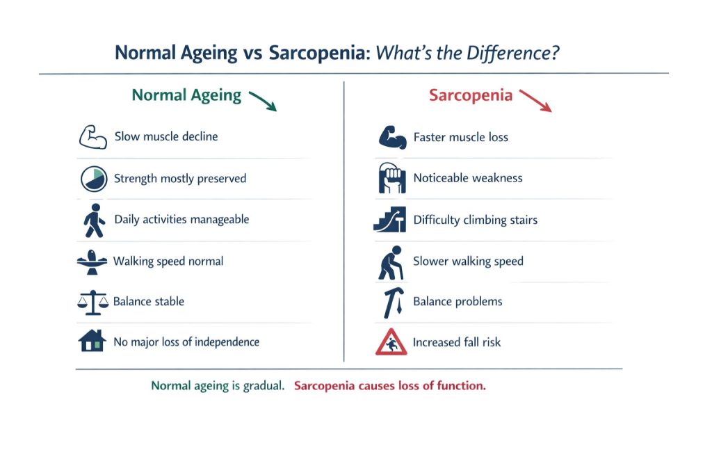Normal Ageing Vs Sarcopenia