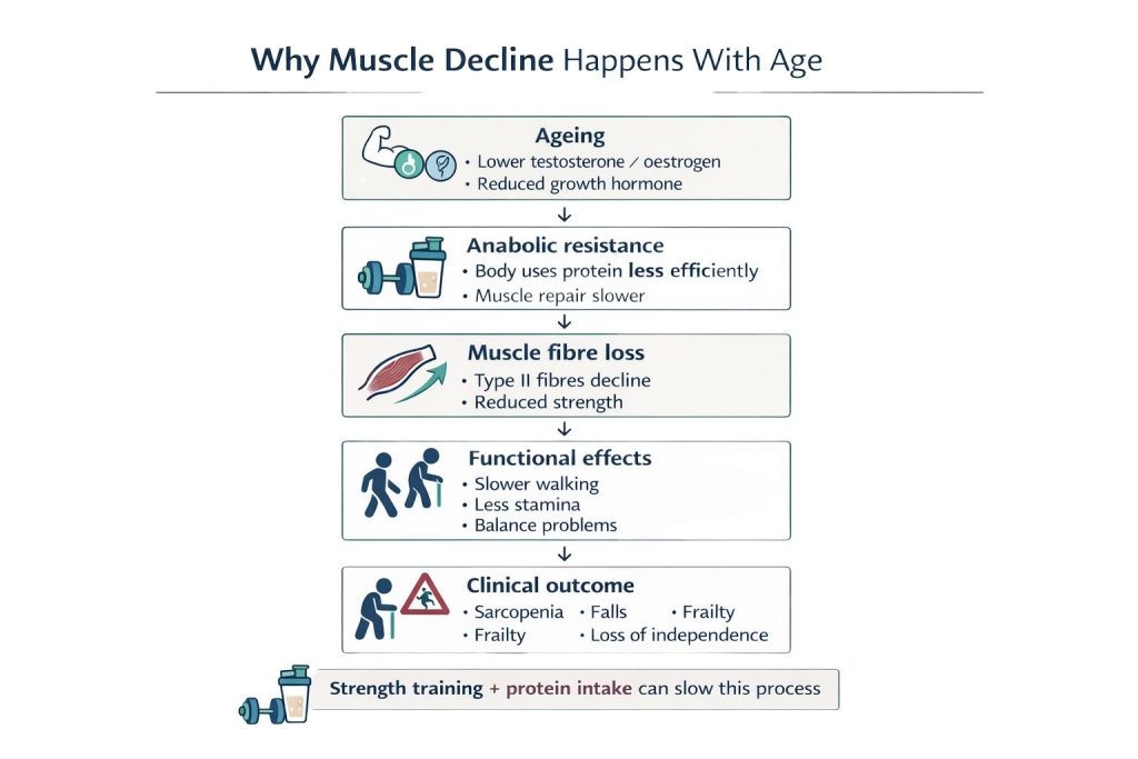 Why muscle decline happens with age